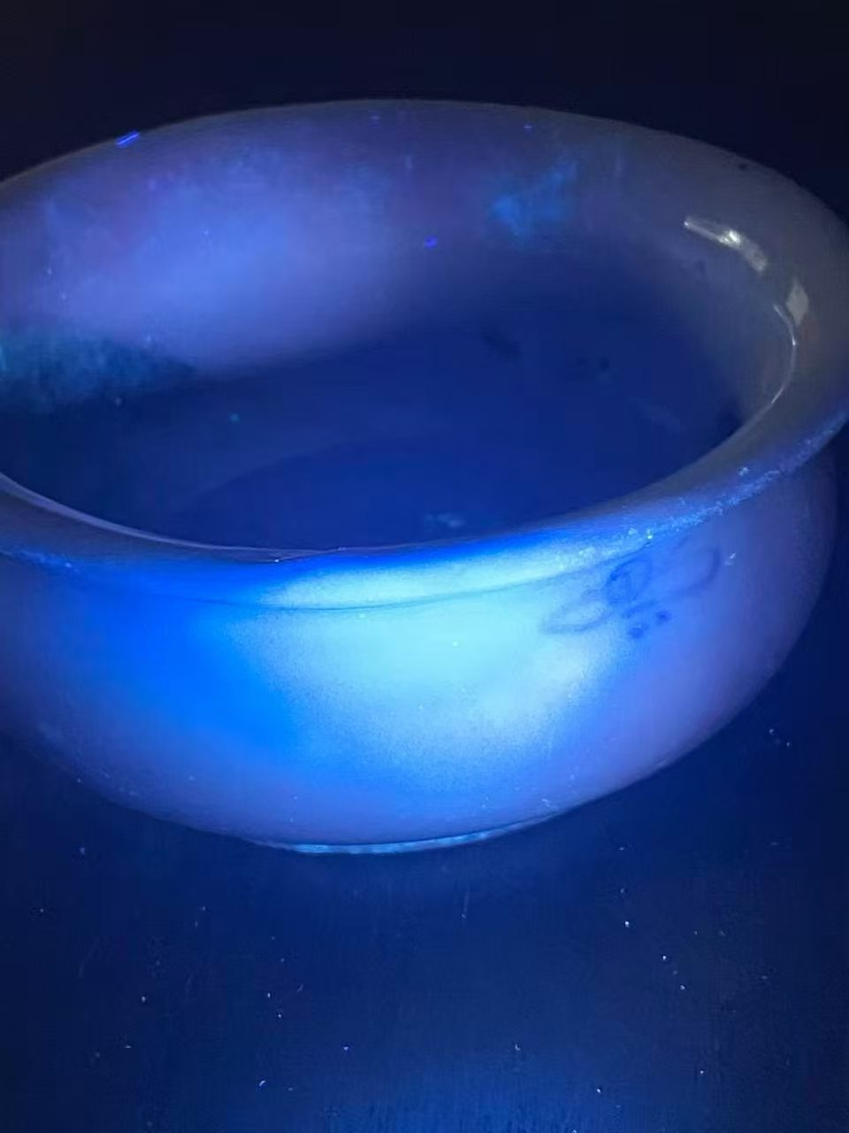 青花荷花纹小香炉