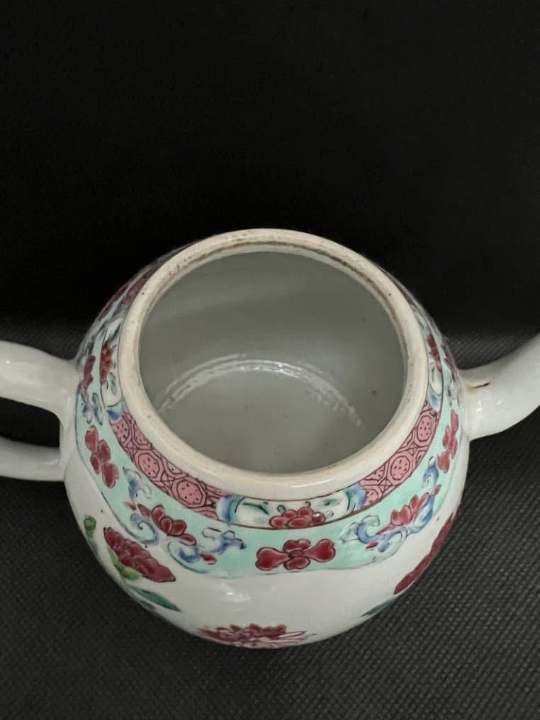 中国陶瓷家庭玫瑰茶壶