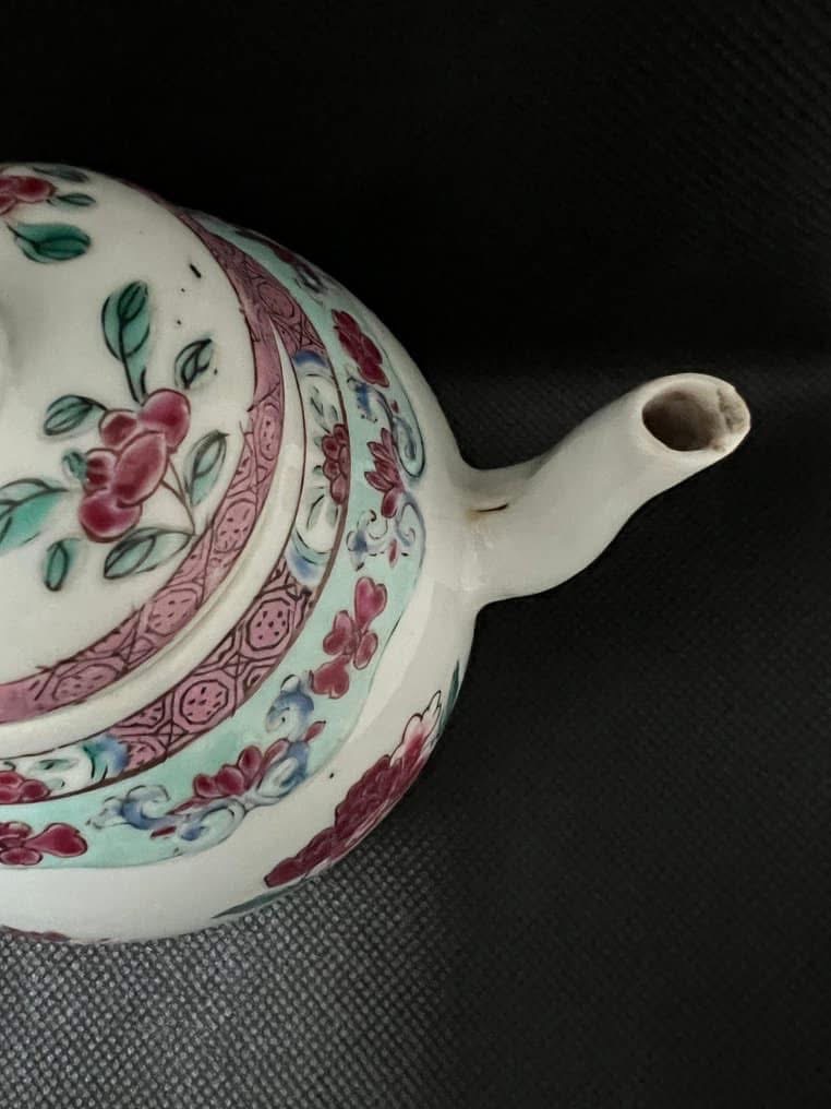 中国陶瓷家庭玫瑰茶壶