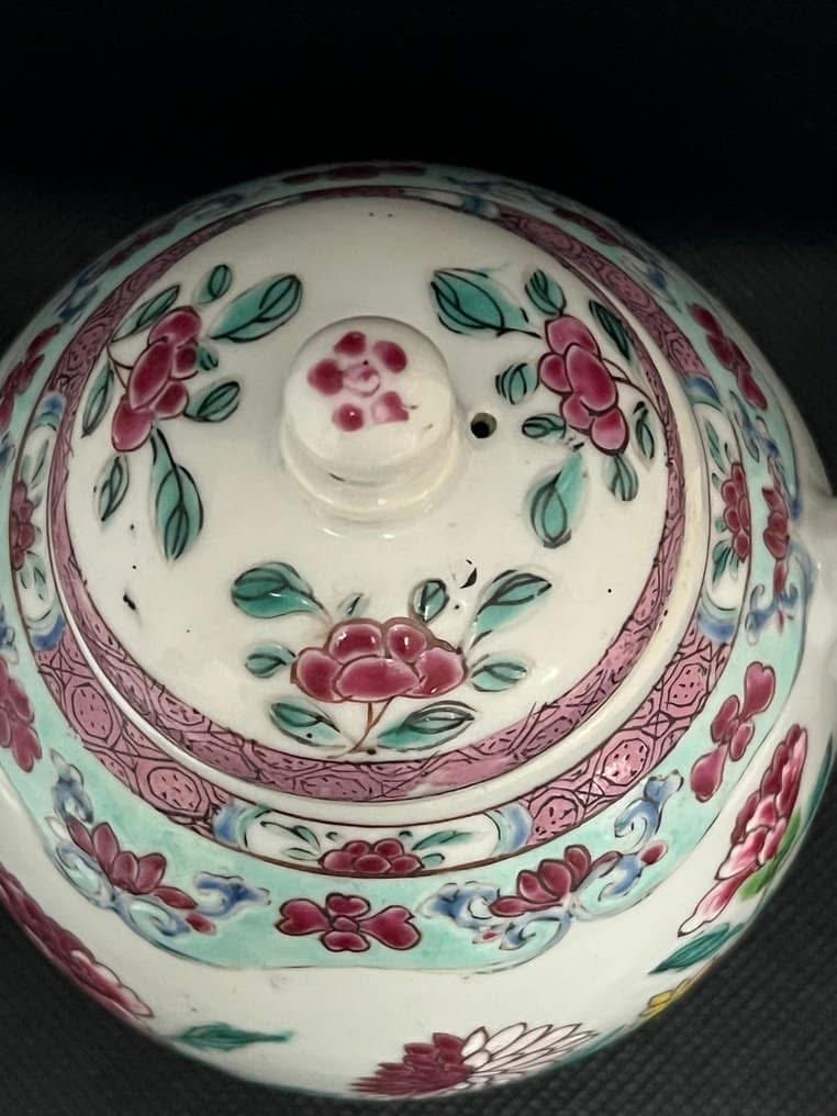 中国陶瓷家庭玫瑰茶壶