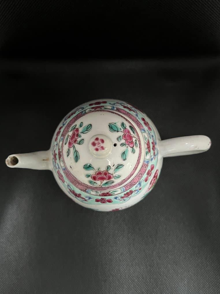 中国陶瓷家庭玫瑰茶壶