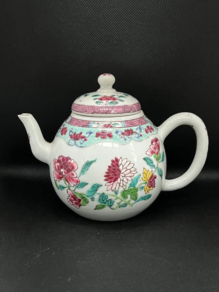 中国陶瓷家庭玫瑰茶壶