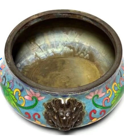 明式景泰蓝香炉