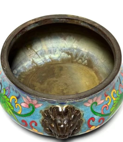 明式景泰蓝香炉