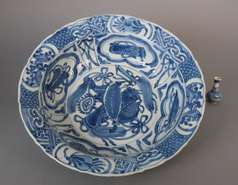 早期克拉克瓷克拉普穆特大碗