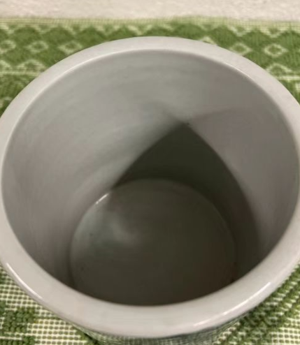 青花釉里红瓷笔筒