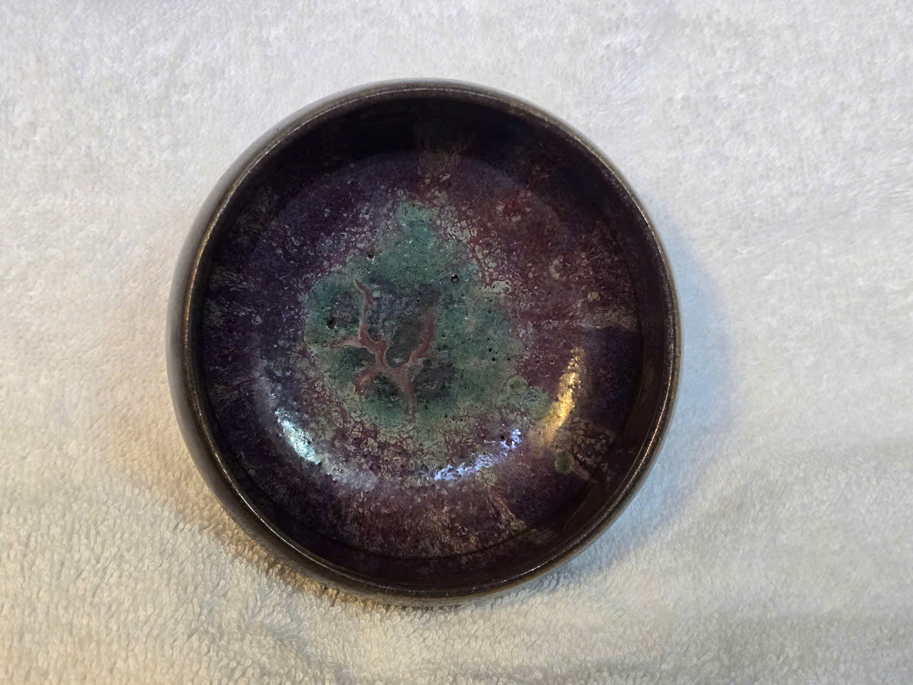 Jianzhan tea cup dark blue