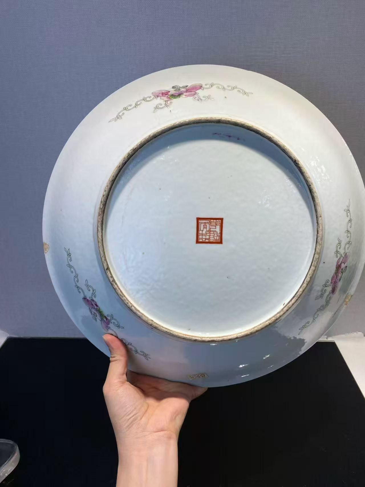 粉彩麻姑献寿大盘