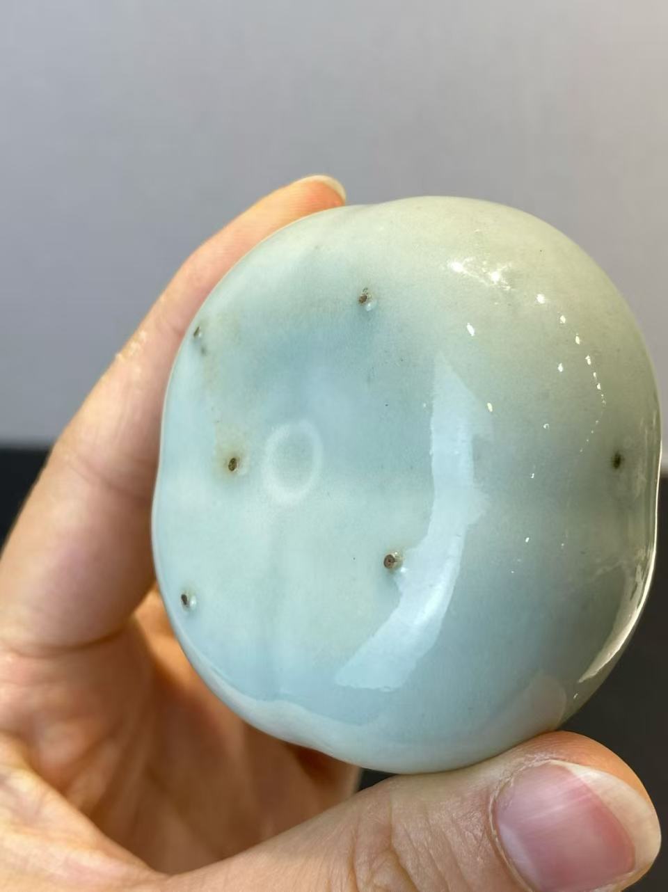 粉青釉柿子形水盂