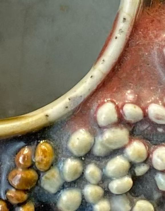 三羊开泰釉松鼠葡萄大水盂