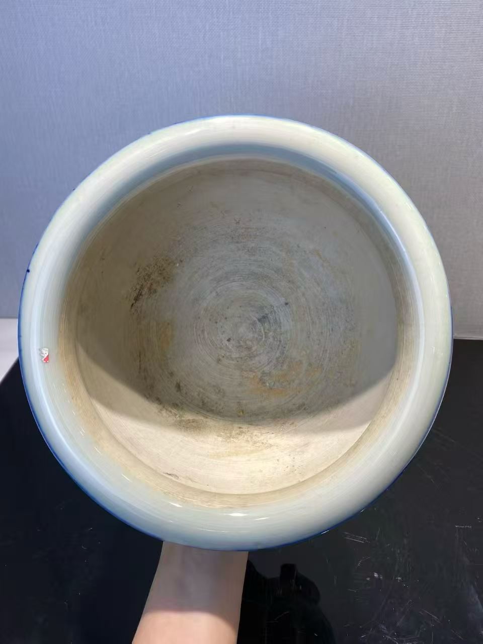 德化窑青花三足炉